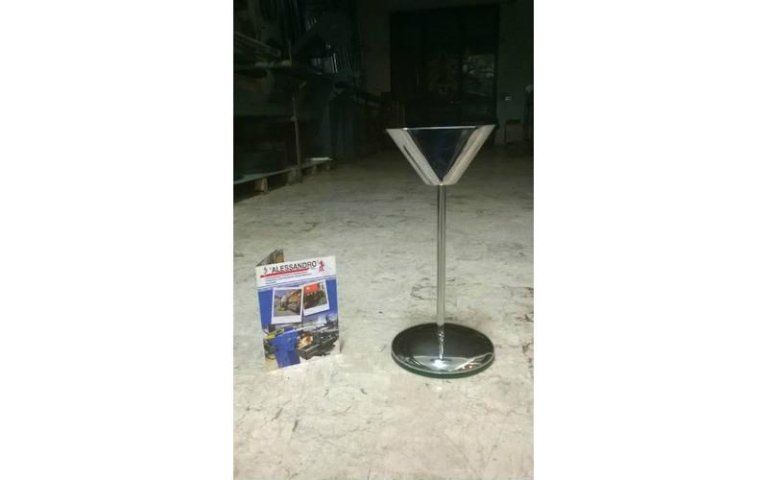 Lume in acciaio inox