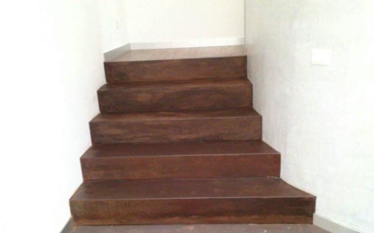 Scala su misura acciaio corten