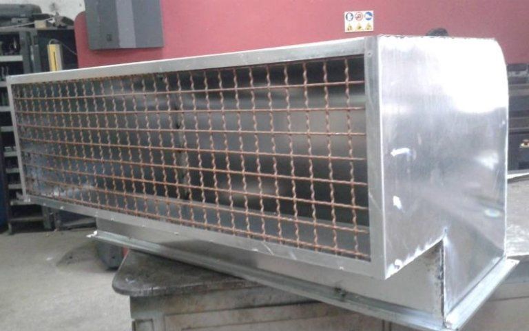 Convogliatore aspiratori fumi per generatore