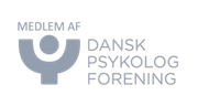 The logo for medlem af dansk psykologi forening