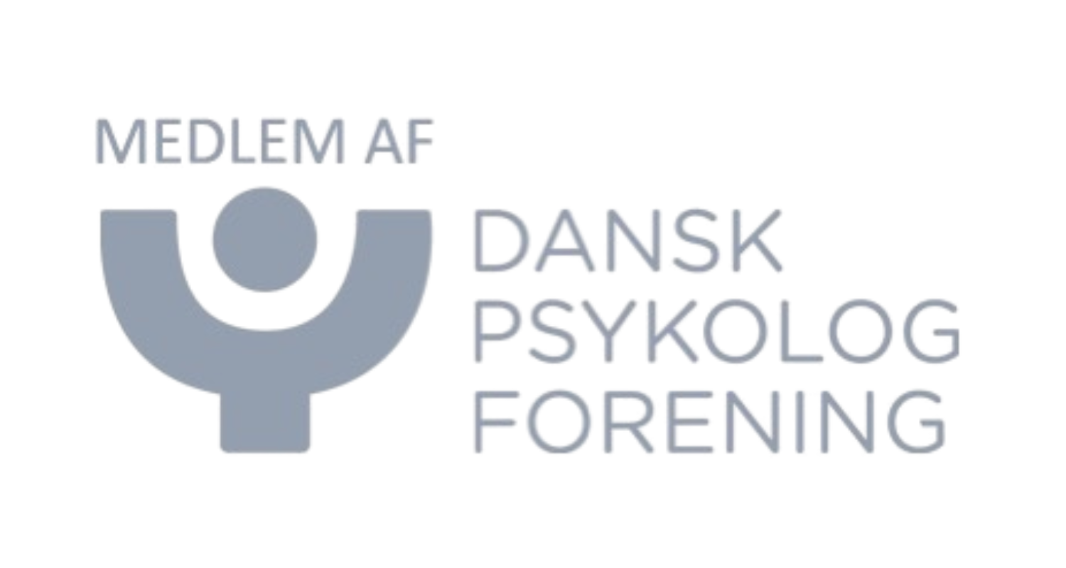 The logo for medlem af dansk psykologi forening