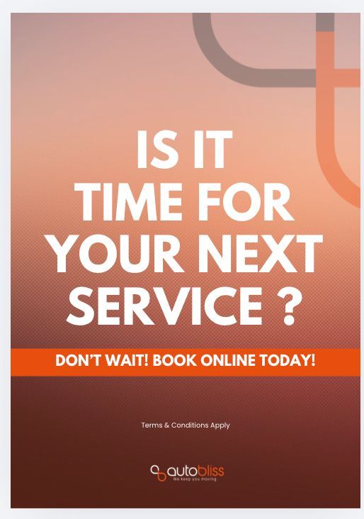 Promotional flyer for Autobliss