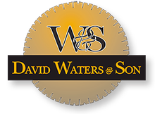 A logo for david waters and son is shown