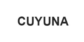 CUYUNA text logo in black on a white background.