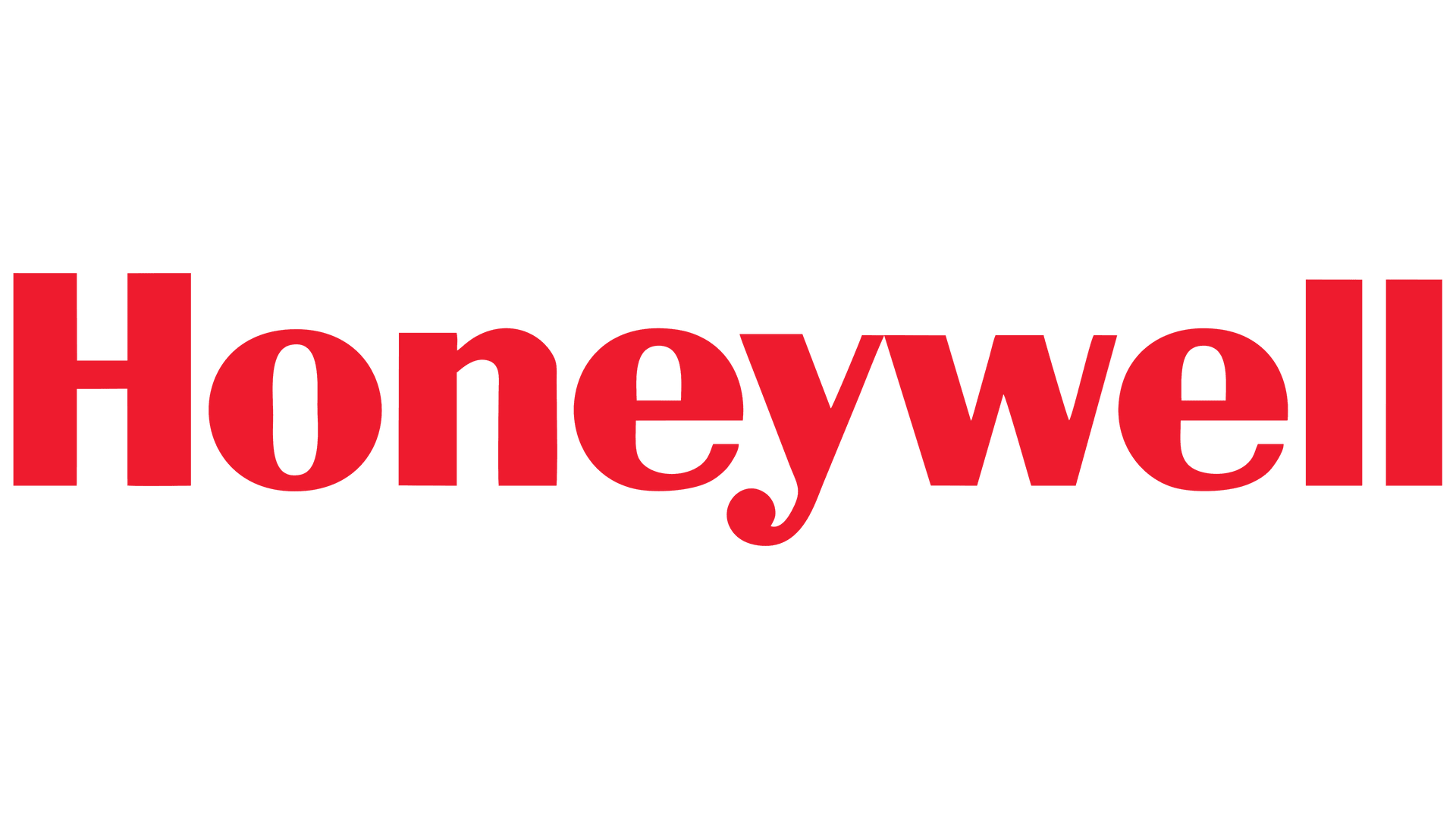 Red Honeywell logo on a white background