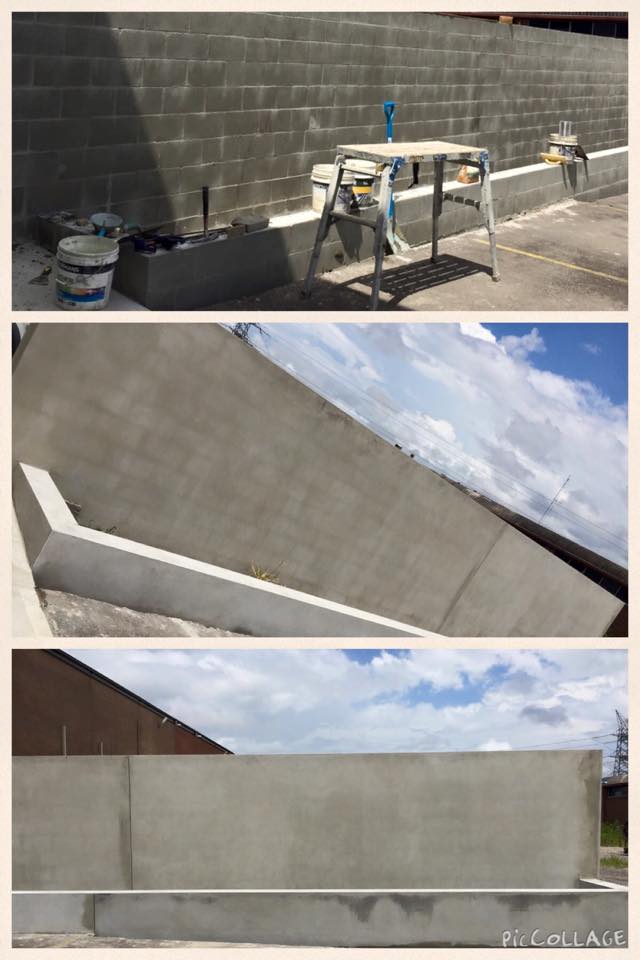 Before and After Plastering Construction — Newcastle NSW — T.K Cement Render