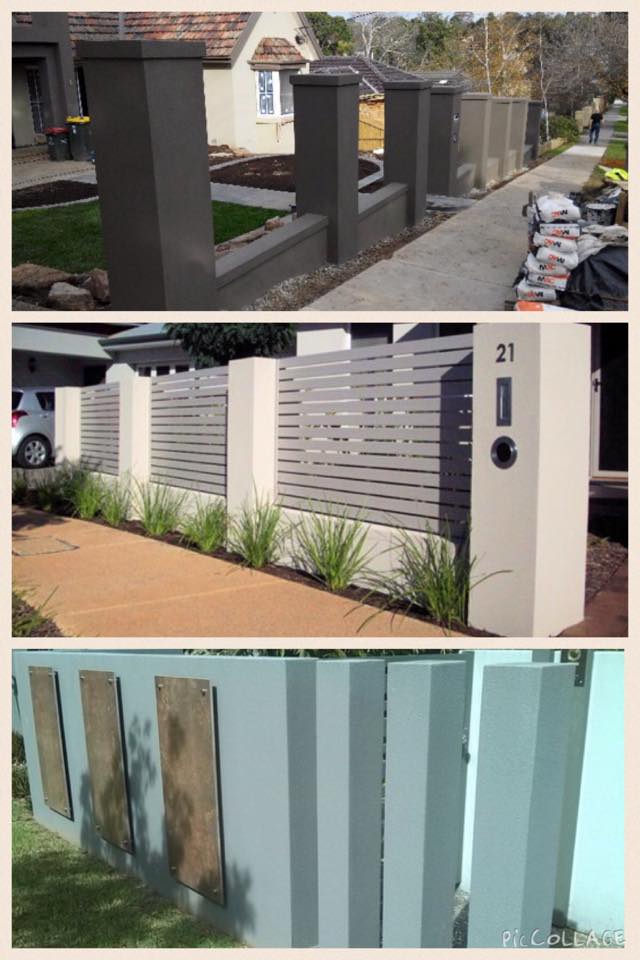 Concrete Fencing — Newcastle NSW — T.K Cement Render