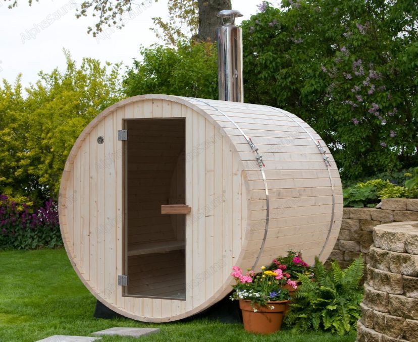 2 person barrel sauna