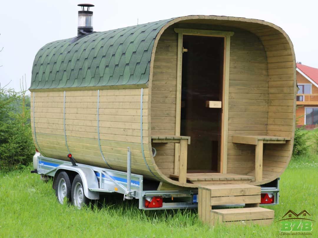 Uforia mobile saunas for sauna rental business