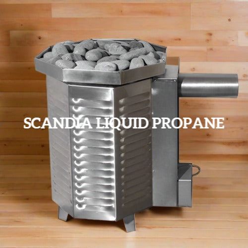 Scandia liquid propane sauna heater