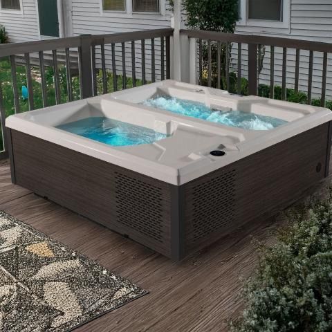 AquaFin Double Plunge 2-Person Cold/Hot Plunge