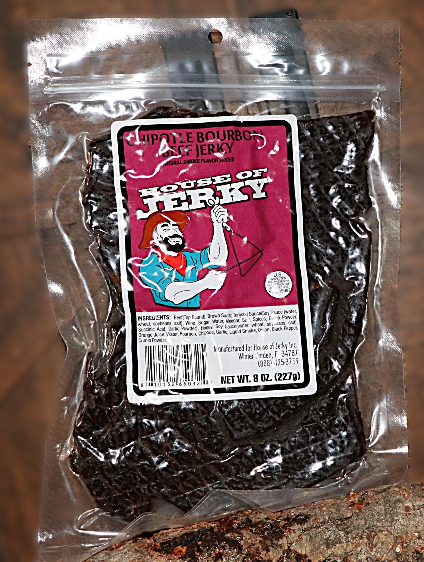 Chipotle Bourbon Beef Jerky