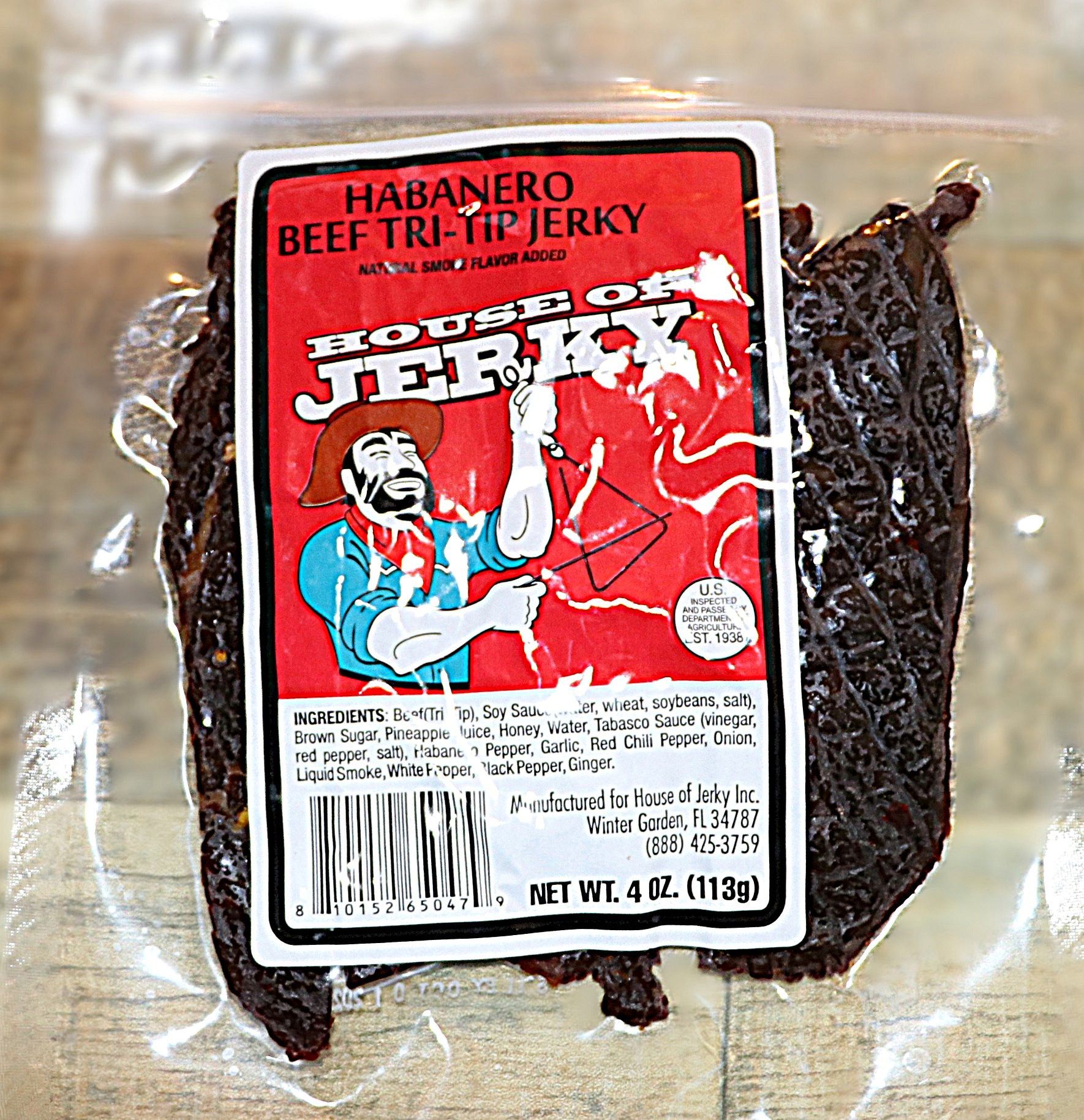 Habanero Beef Tri-Tip Jerky