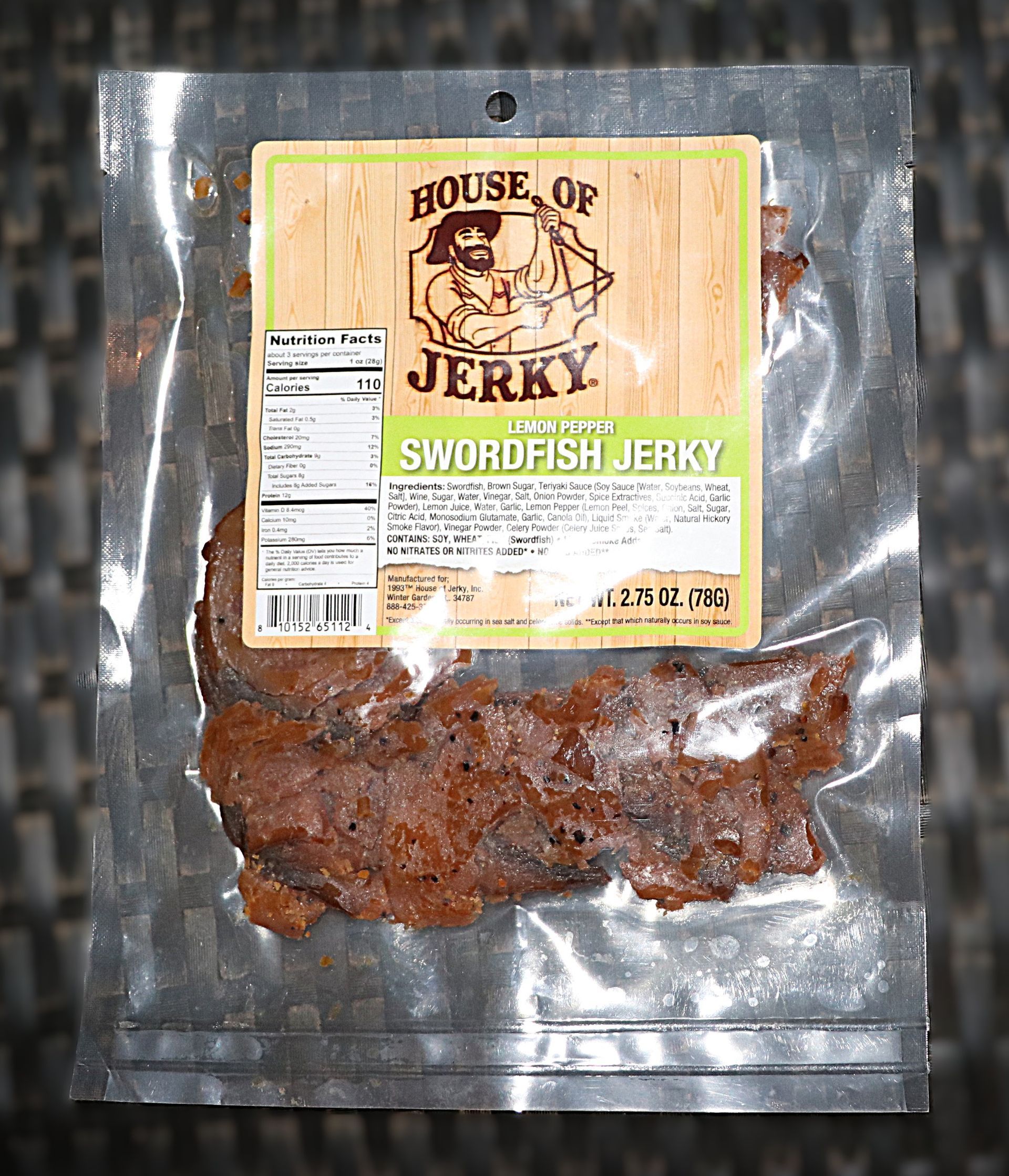 Swordfish - Lemon Pepper Jerky