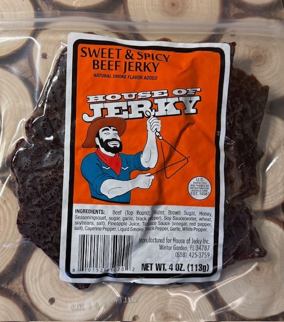 Sweet N Spicy Beef Jerky