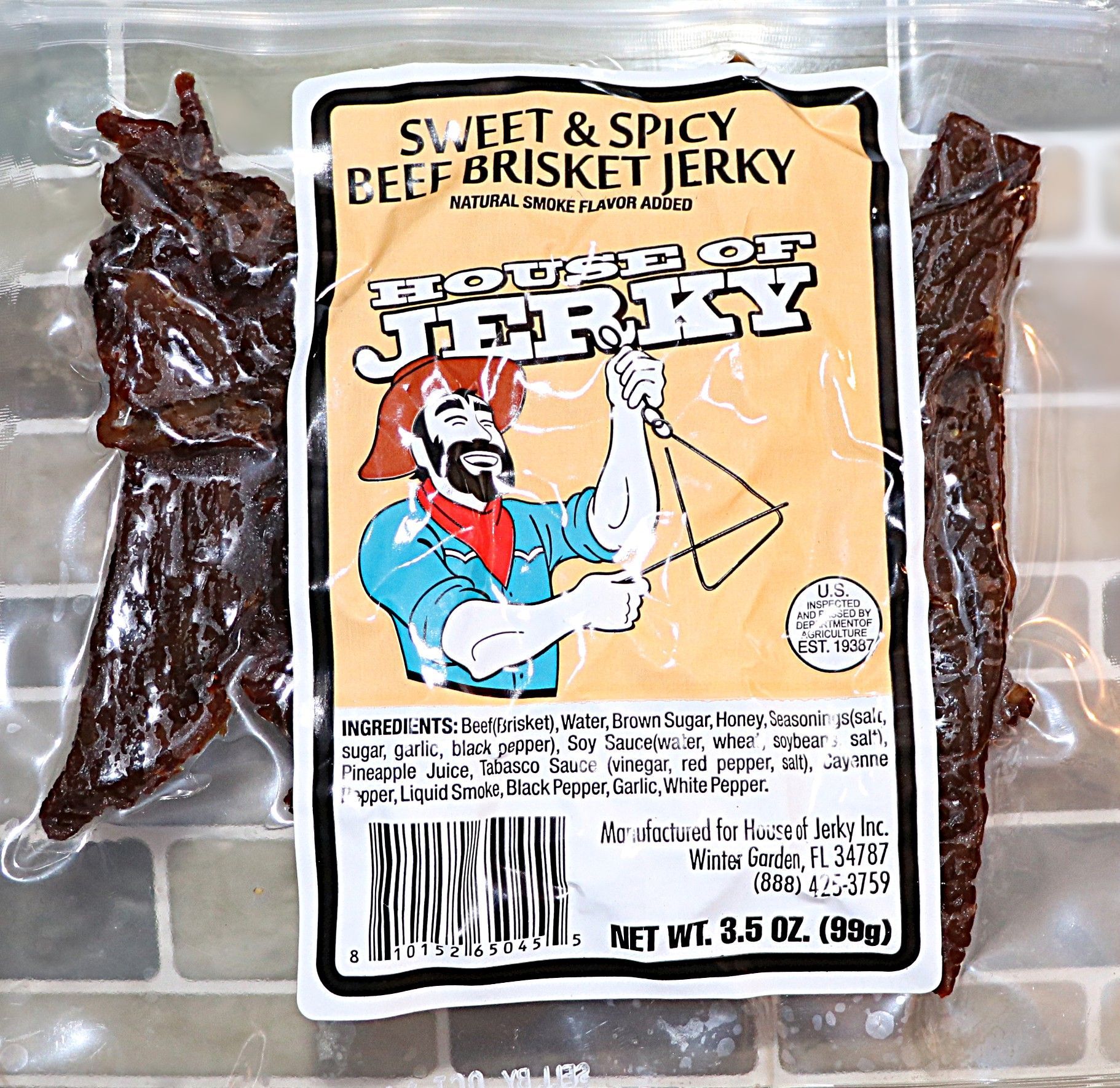 Sweet N Spicy Beef Brisket Jerky