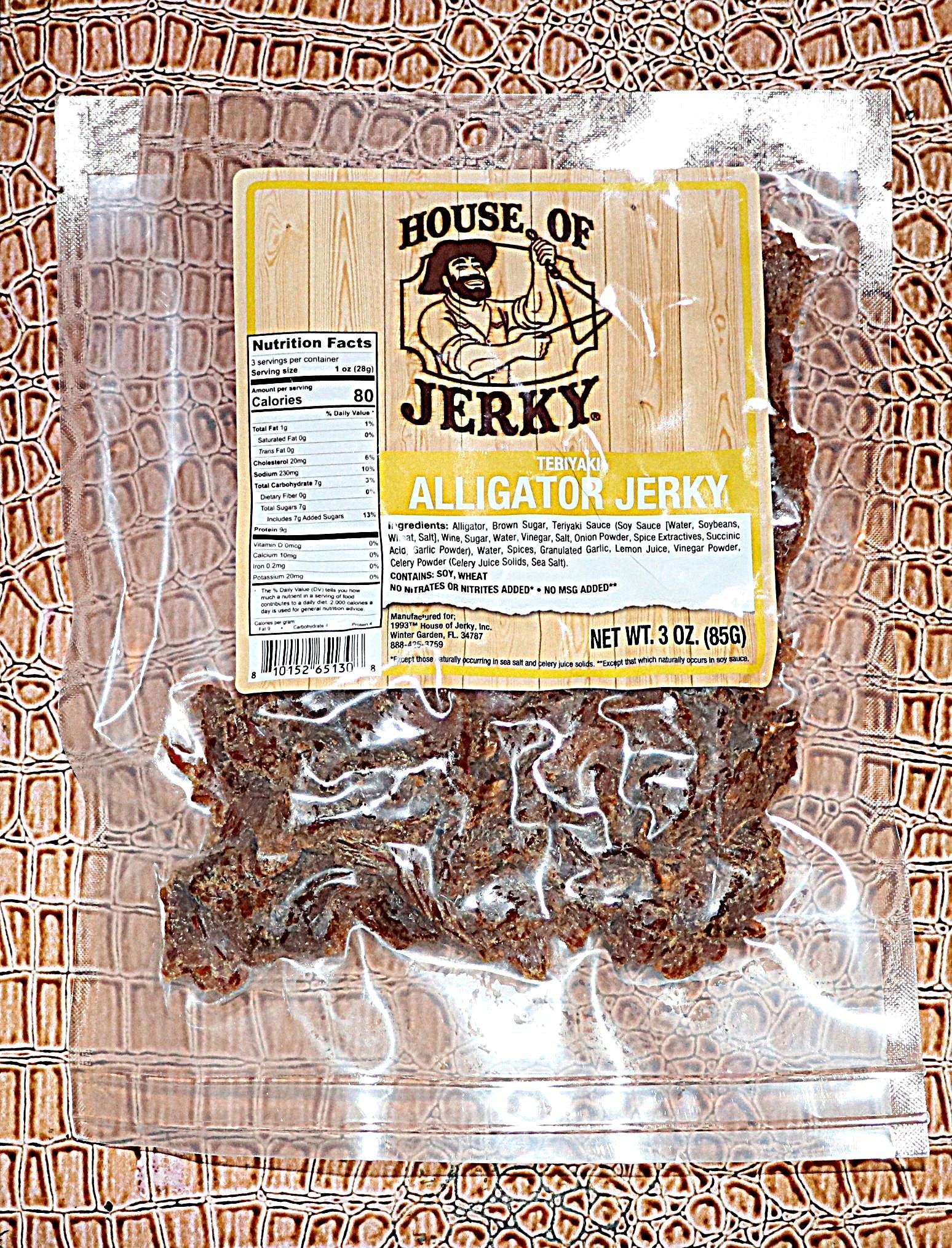 Alligator - Teriyaki Jerky