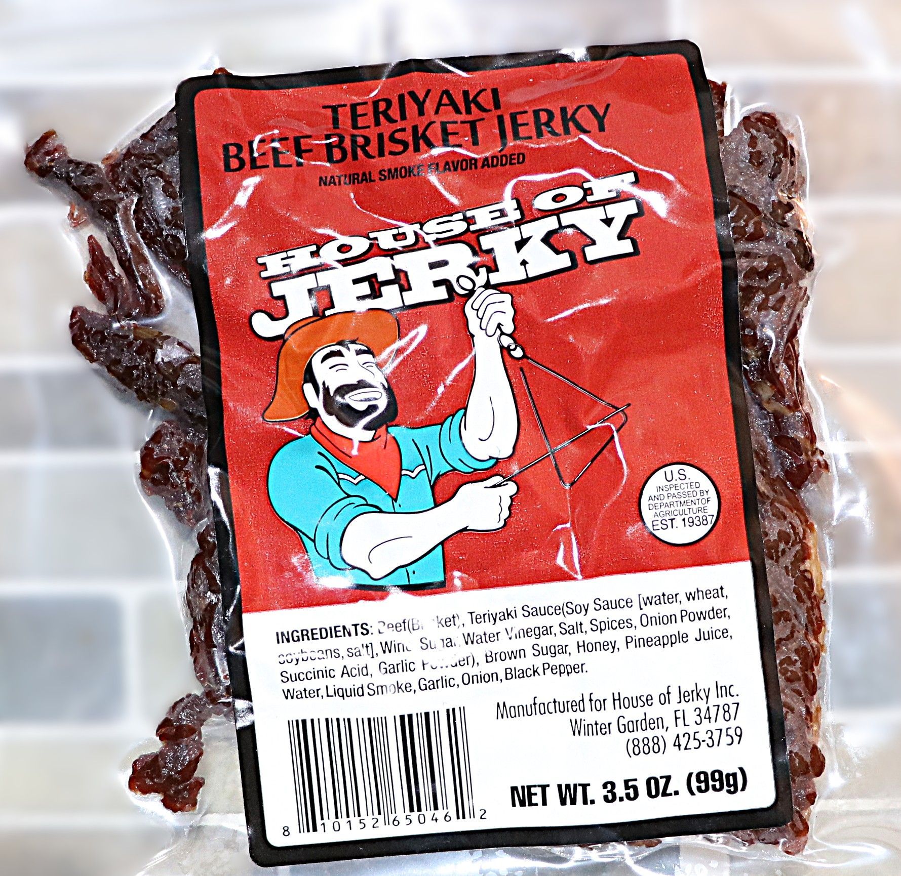 Teriyaki Beef Brisket Jerky