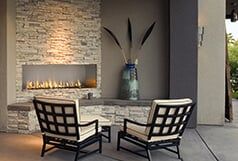 Modern Outdoor Fireplace — Outdoor Patio Fireplace in Poughkeepsie, NY