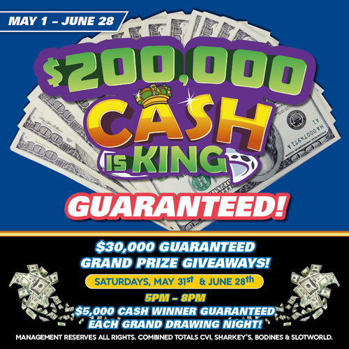 Monthly Casino Calendar