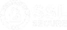 SSL Secure logo. White text and design on a white background.