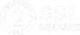 SSL Secure logo. White text and design on a white background.