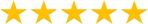Five gold stars in a row.
