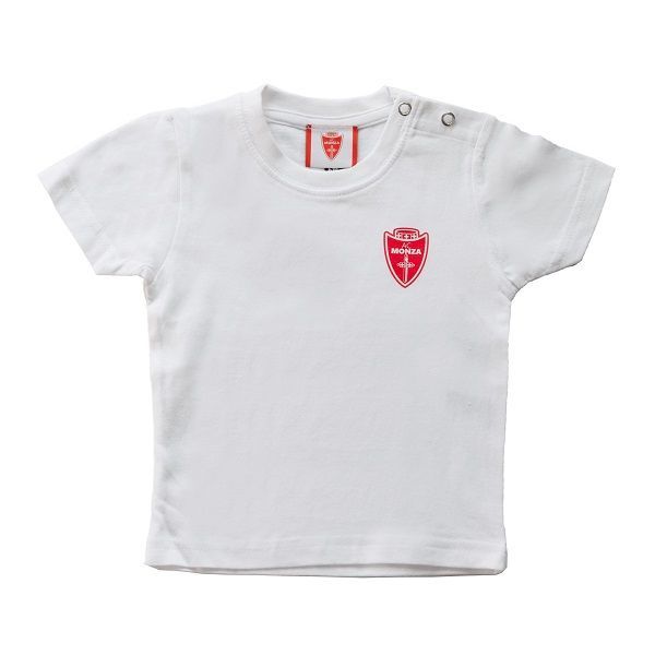 T-shirt bianca neonato AC Monza