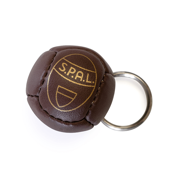 Portachiavi Pallone Vintage cuoio SPAL