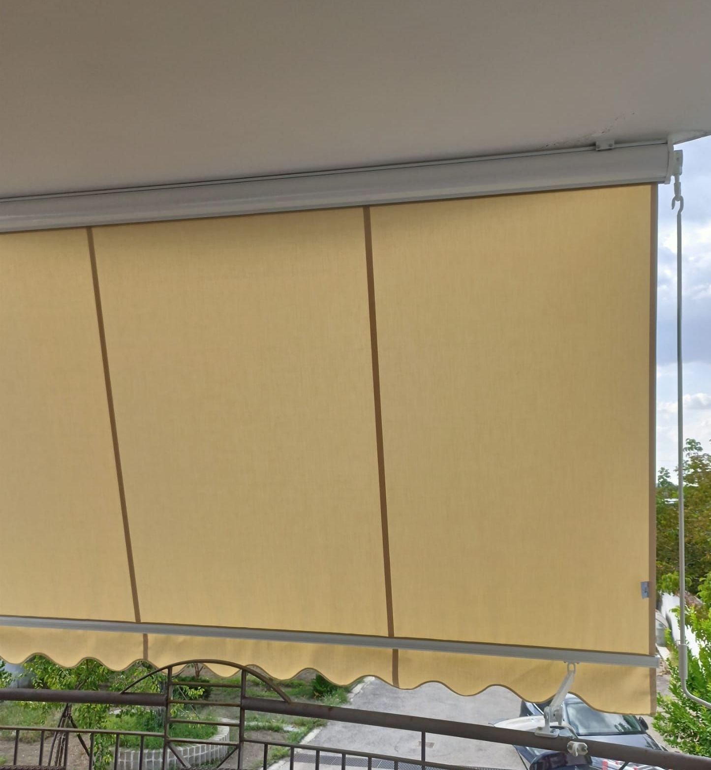 tenda da sole tinta unita