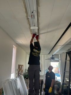 Two MAn Standing and Working - Los Angeles, CA - Gomez Electric Inc