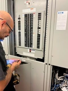 Man Testing the Machine - Los Angeles, CA - Gomez Electric Inc