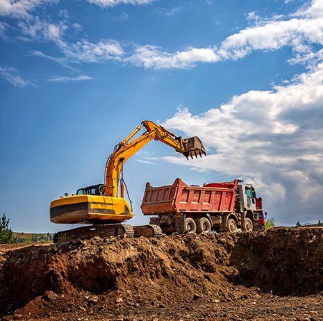A Heavy Construction Equipment Rental At Work — Detroit, MI — Ever-Joy Rent All