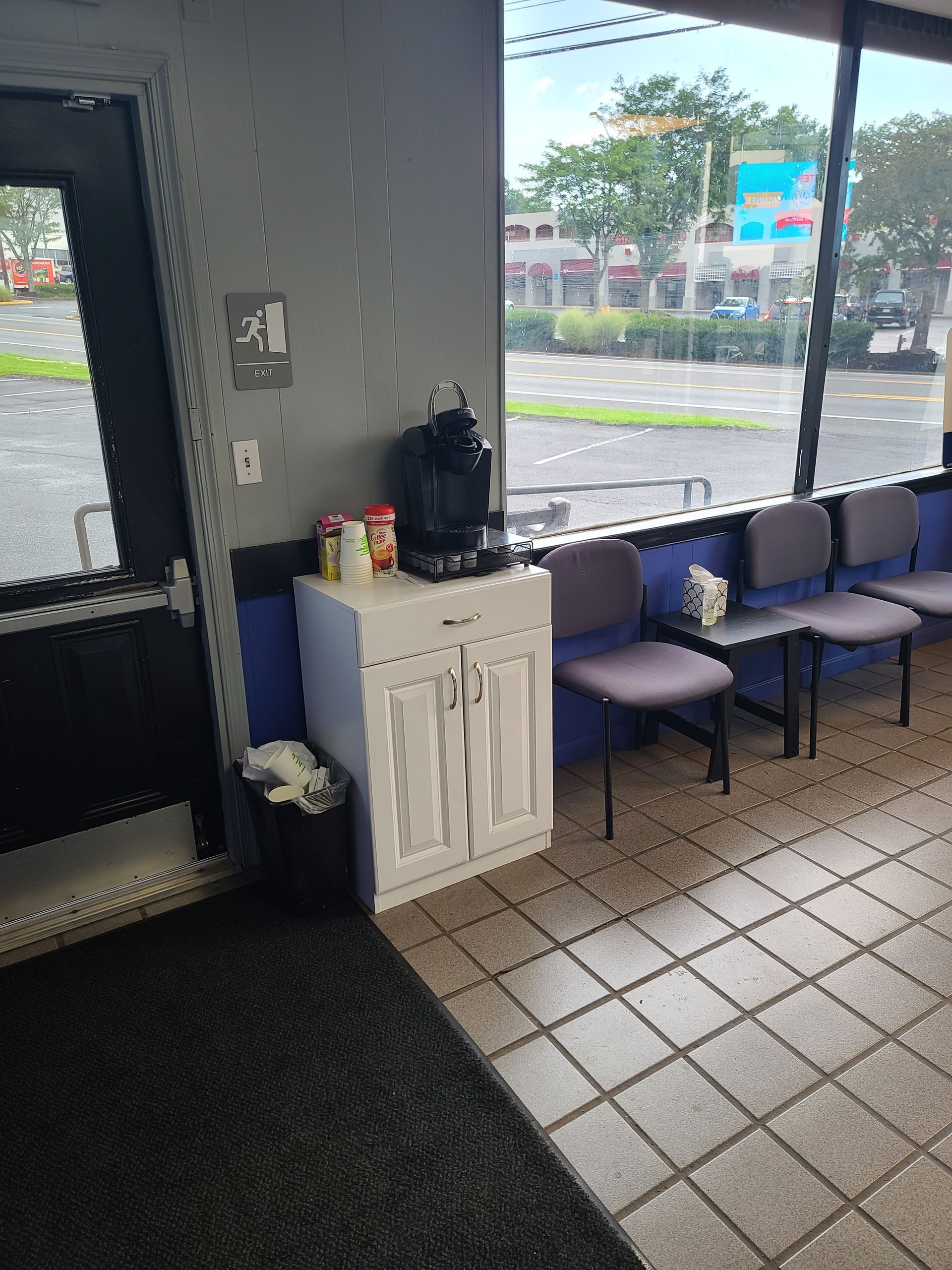 Complimentary Coffee and Water