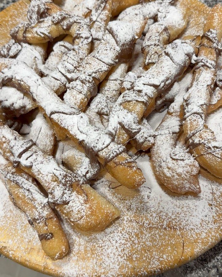 chiacchiere alla nutella