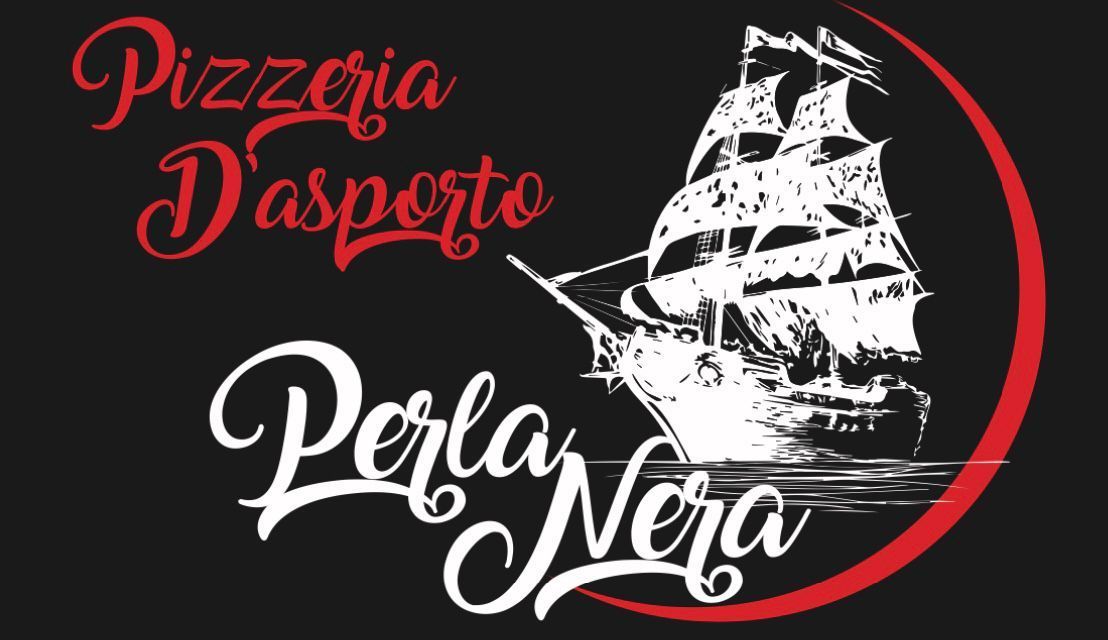 logo pizzeria perla nera