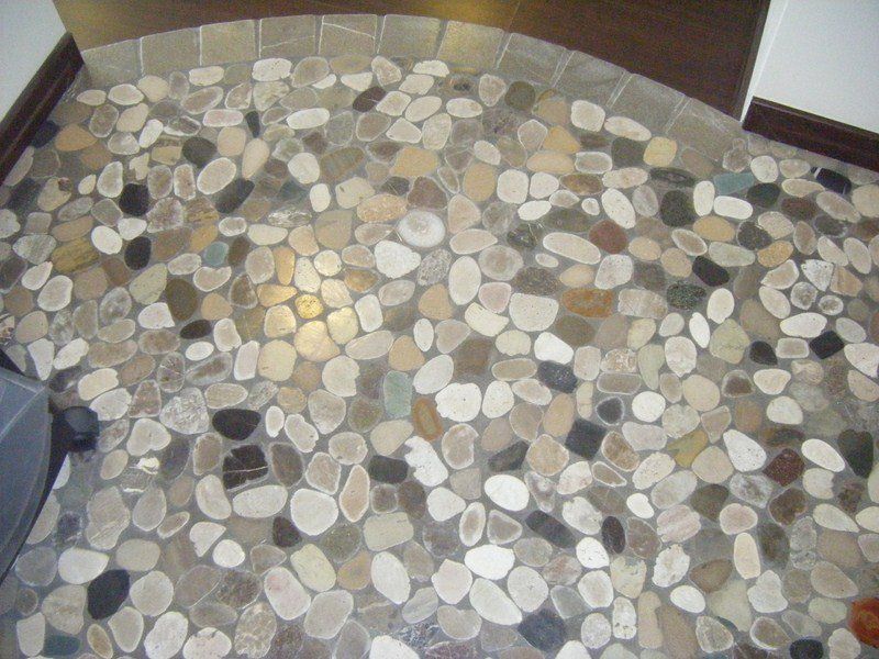 cut stone interior flooring