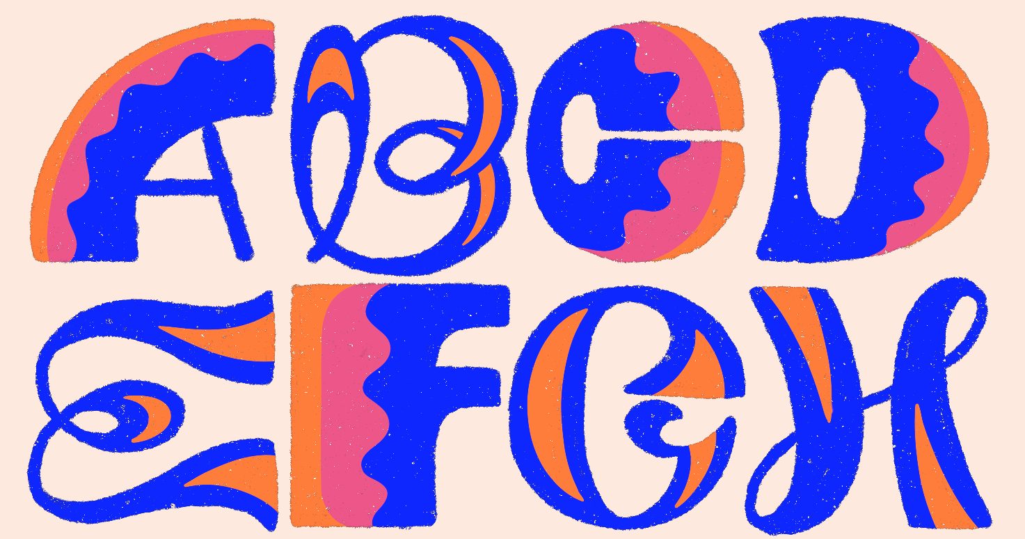 Linnea's Letters customized typography preview