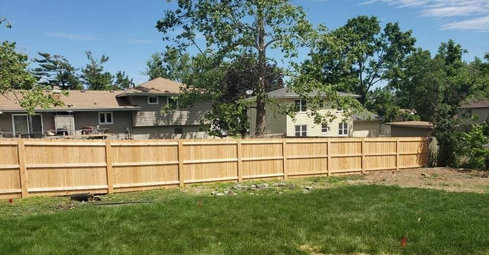 Fences and House — Marshalltown, IA — Fencing Solutions