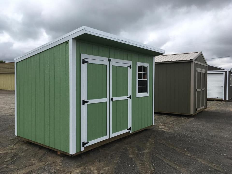 Small Green Shed — Buhl, ID — Magic Valley Insulation LLC