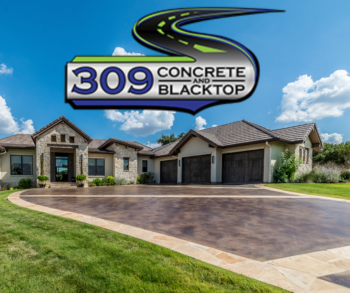 concrete driveway contractor Bloomington IL