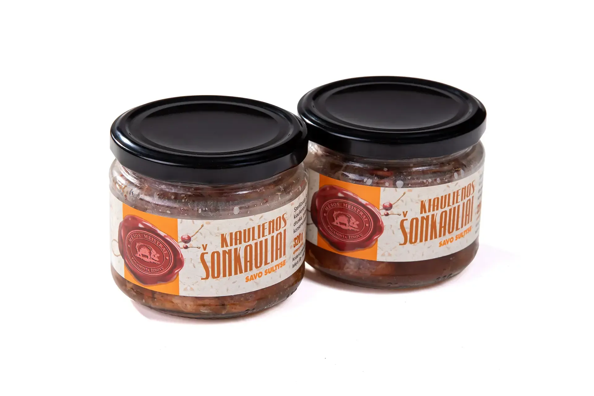 Kiaulienos šonkaulių konservai