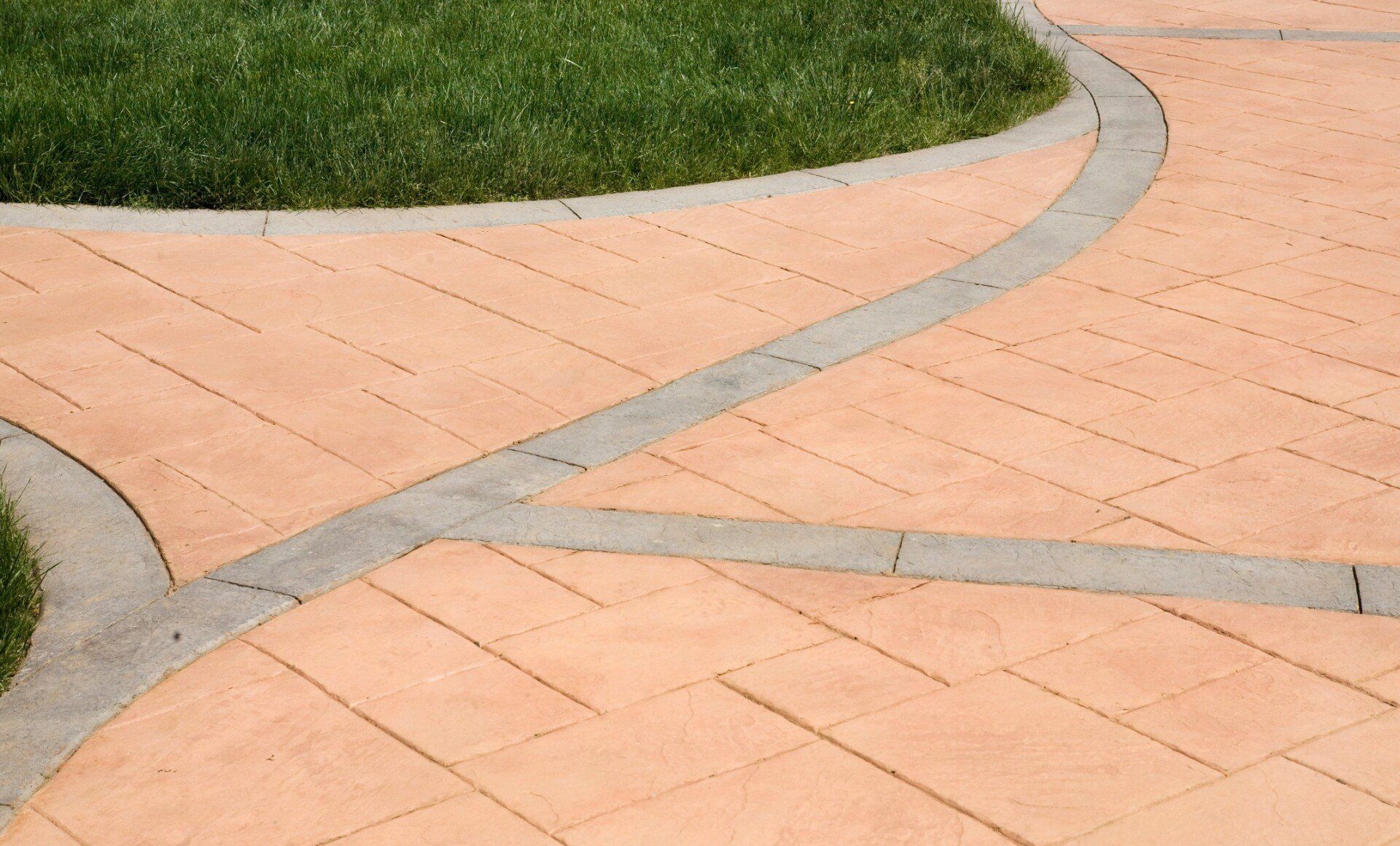 a stamped walkway in a residential property in Miramar FL