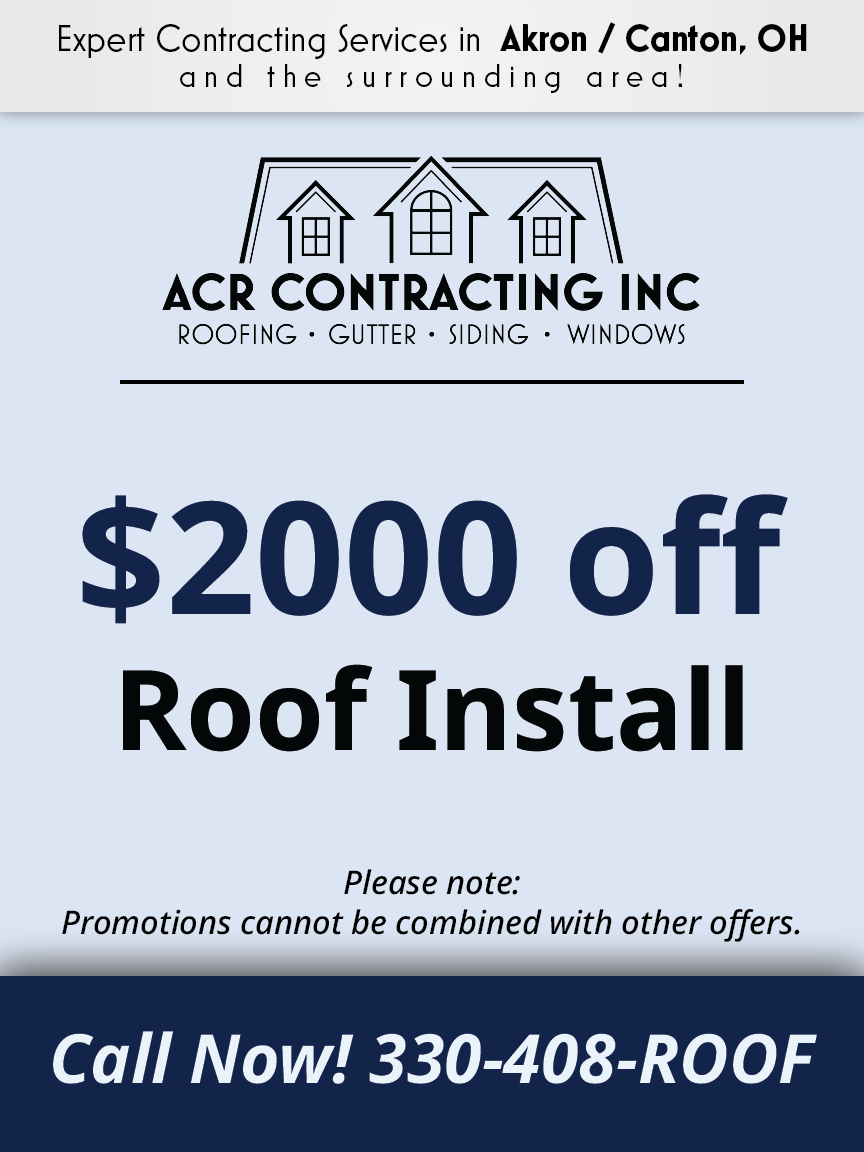Roofing Discounts in Akron | ACR Contracting