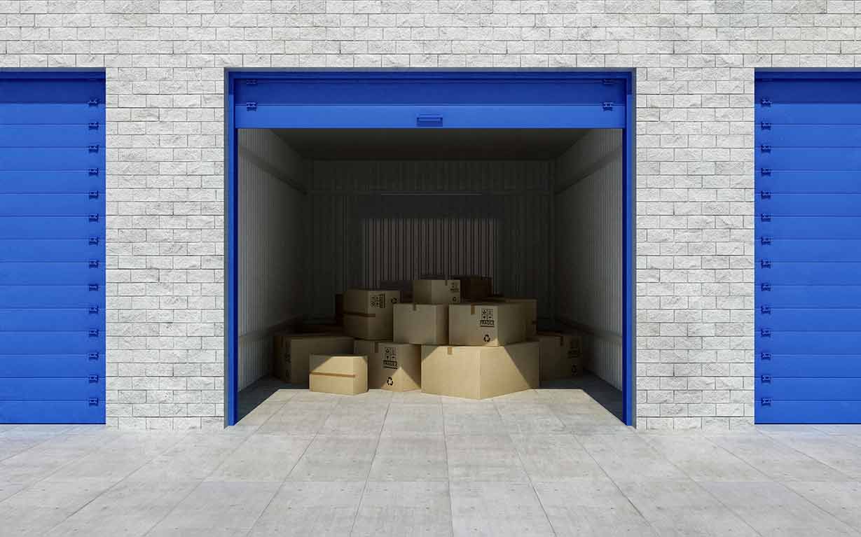 Boxes Inside The Storage — Brownsburg, IN — Brownsburg Self Storage Locker Inc