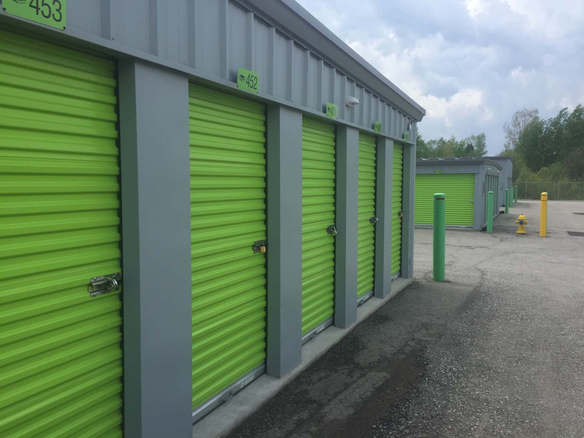Green Door Storage Unit — Brownsburg, IN — Brownsburg Self Storage Locker Inc