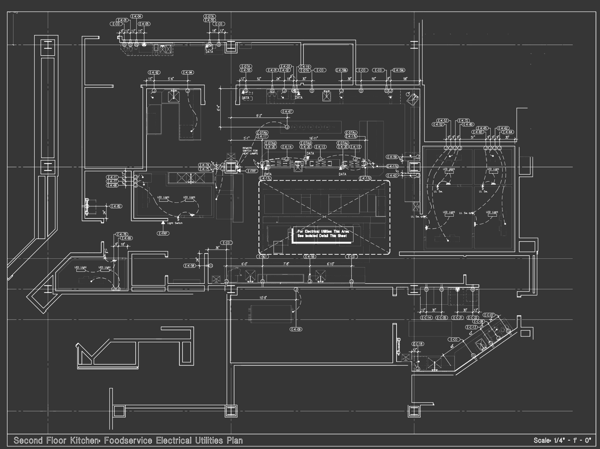 black and white photo of a kitchen blueprint