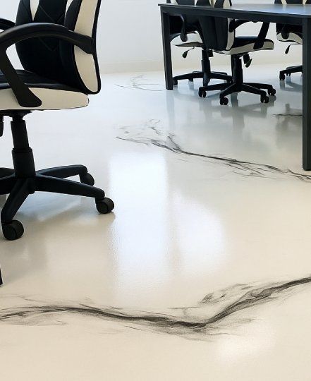epoxy coating for commercial office spaces