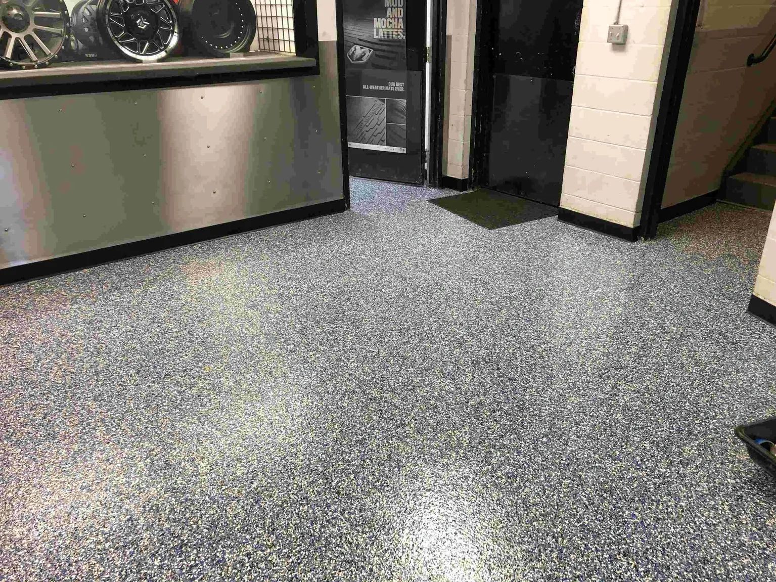garage epoxy floor granite state