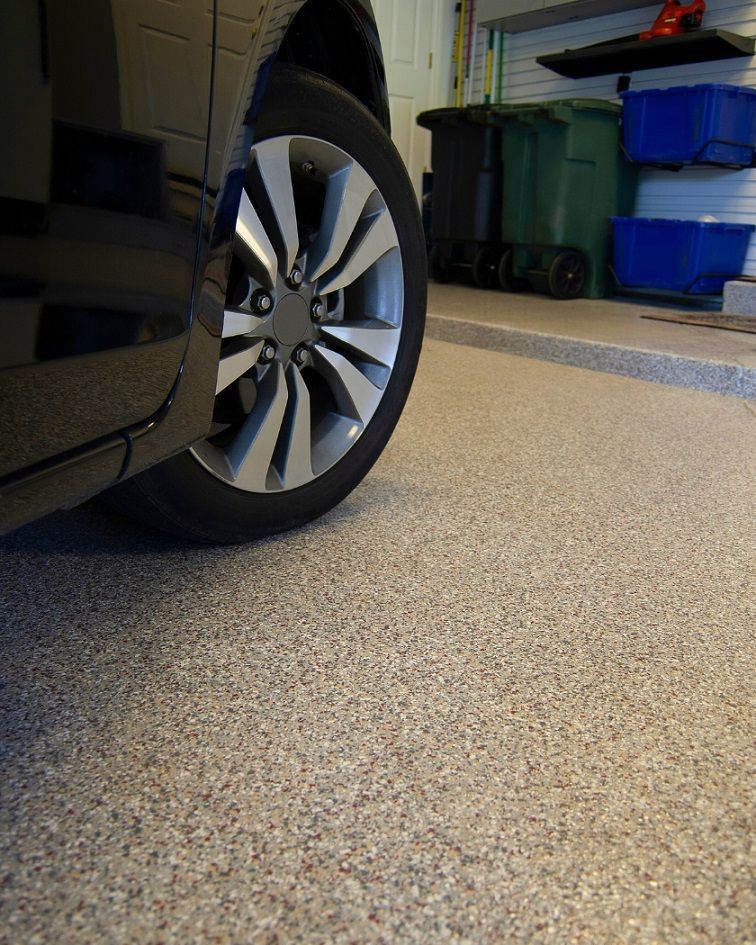 epoxy floor coating in garage